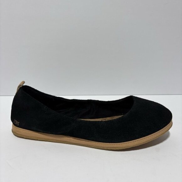 Toms Shoes - Toms Women’s Olivia Black Ballet Flats, Size 7 M